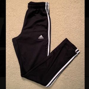 Adidas Track Pants w/ Pockets & Adjustable Waist